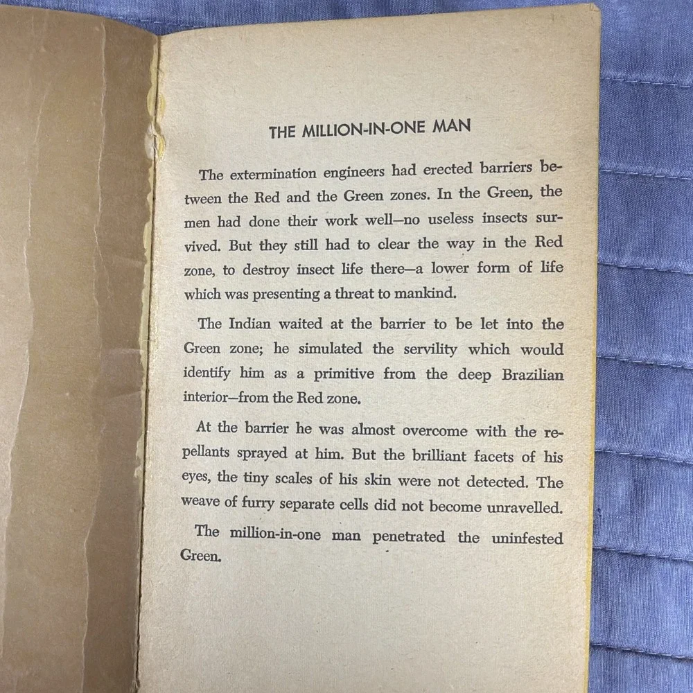 The Green Brain Frank Herbert 1966 Ace F-379 Vintage Sci-Fi Paperback